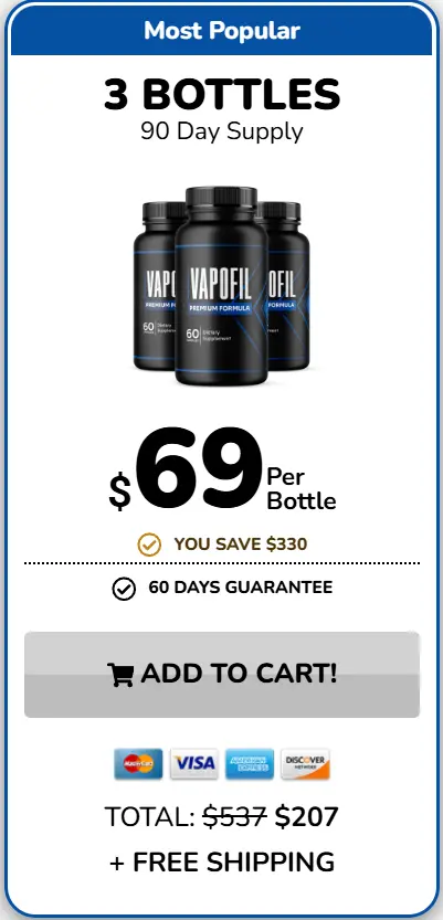 VapoFil three bottles order
